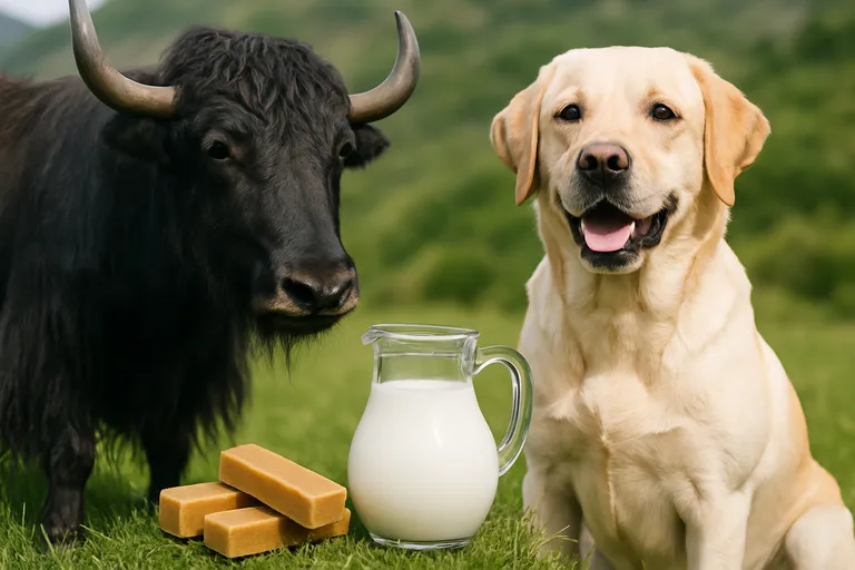 Wat is yakmelk en waarom is het geschikt voor honden?